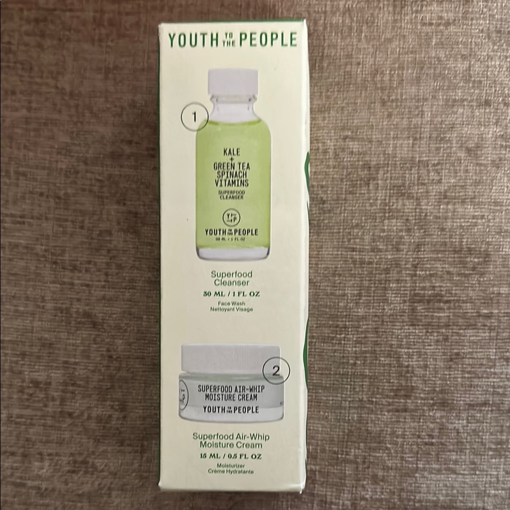 Youth to the People Superfood Cleanser and Moisture Cream Set